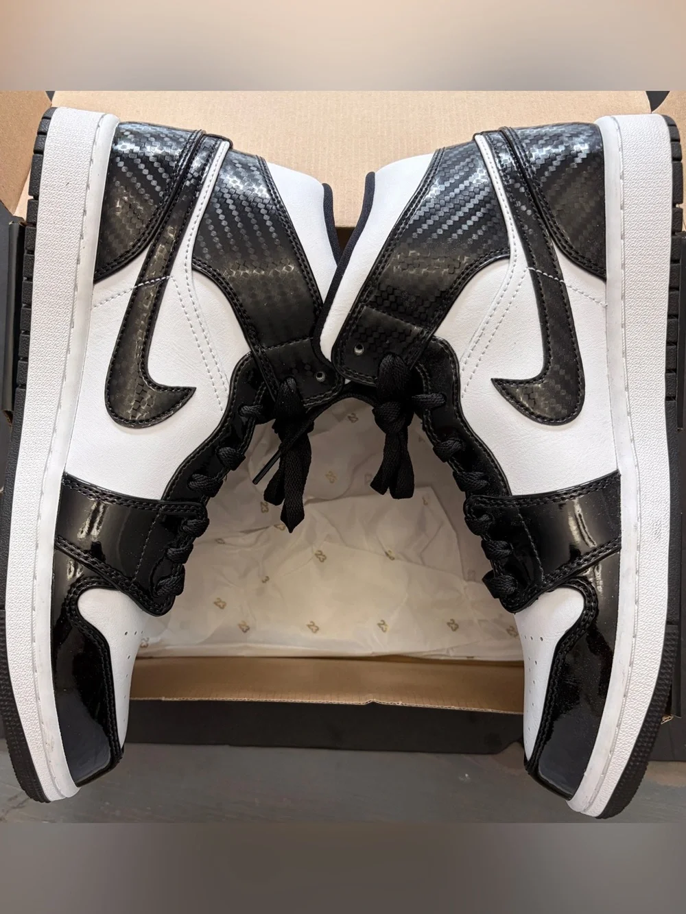 Air Jordan 1 Mid SE All Star Carbon Fiber DD1649-001 Men’s 10.5 OG Box